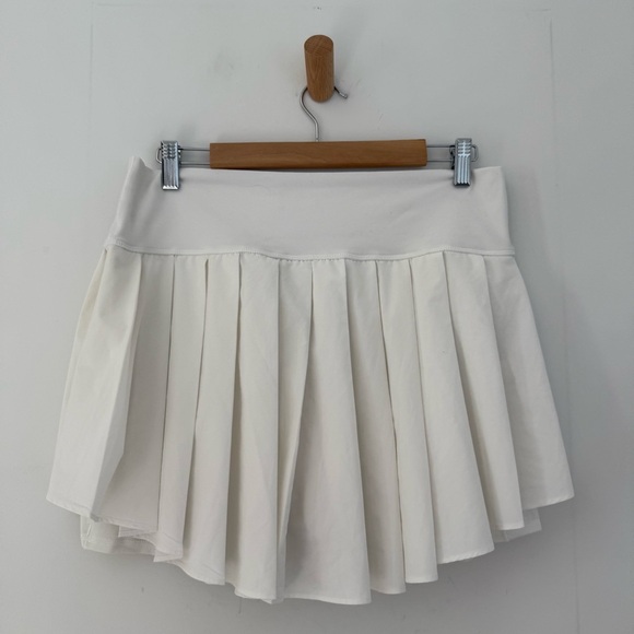 Aerie white pleated tennis skirt with shorts liner - XL - Picture 4 of 5